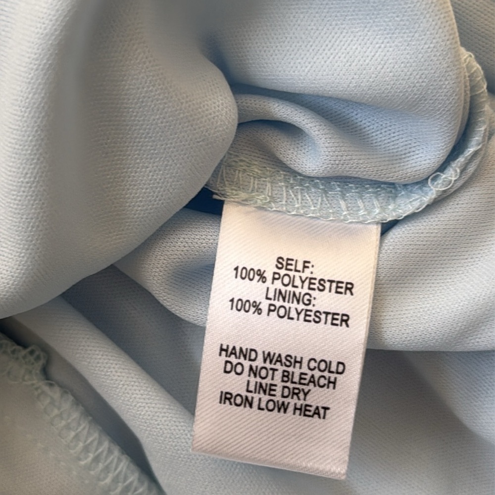 Lulu's Pale Blue Ruffle Gown - Picture 10 of 11